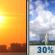 Tuesday: Sunny then Chance Showers And Thunderstorms