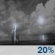 Tonight: A slight chance of showers and thunderstorms after 7pm. Partly cloudy, with a low around 79. Heat index values as high as 106. Northeast wind around 15 mph. Chance of precipitation is 20%. New rainfall amounts between a tenth and quarter of an inch possible. Tonight: Slight Chance Showers And Thunderstorms